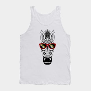 Disabled Zebra Tank Top